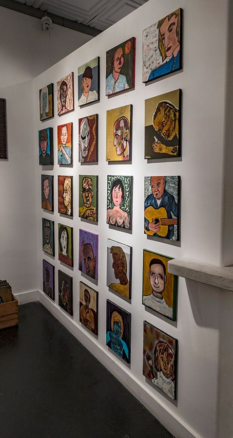 Bob Volke masterpieces being displayed at Steel Door Gallery. (Photo Courtesy of Steel Door Gallery)