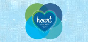 HEART. Whole health. Women. Art.
