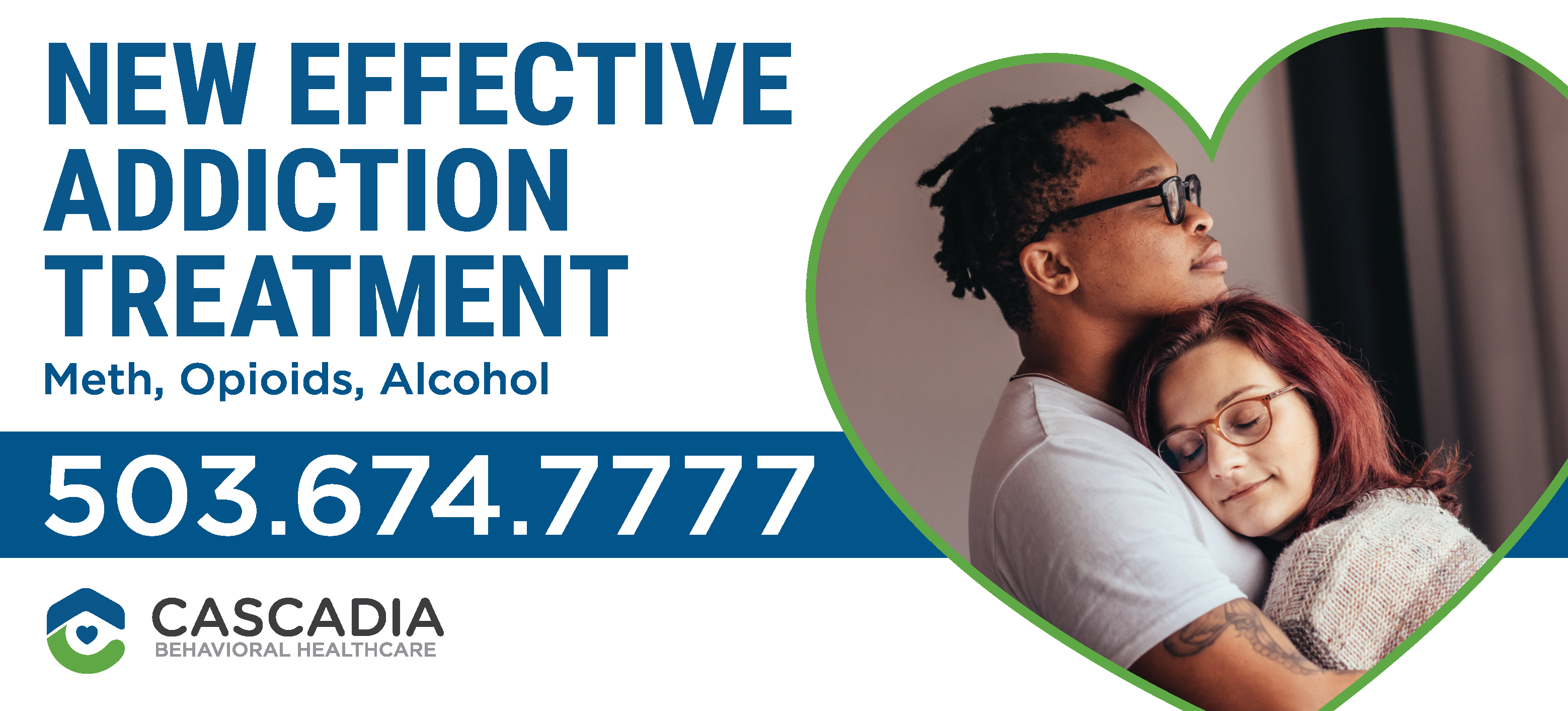 New effective addiction treatment. Meth, opioids, alcohol. 503-674-7777. Cascadia Behavioral Healthcare.