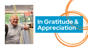 In gratitude and appreciation