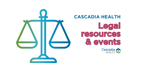 A graphic with people icons and the text, Cascadia Health Seeks Chief Executive Officer.