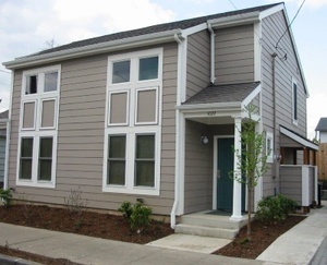 Emerson completed exterior